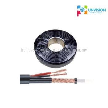 UNVISION CCTV RG 59 + VDE 100 METER 95%  COPPER  100M cable