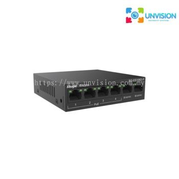 RUIJIE RG-ES106D-P V2 6-port 10/100Mbps Desktop Unmanaged POE Switch