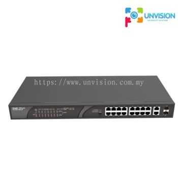 RUIJIE RG-ES118S-LP 16-port 10/100Mbps Desktop Unmanaged POE Switch