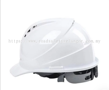  Safety Helmet - Euro design, ABS, breathable protective helmet, Webbing Harness with Ratchet 