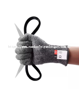  Safety Gloves- Cut Resistance & HPPE Level 5 Protection 