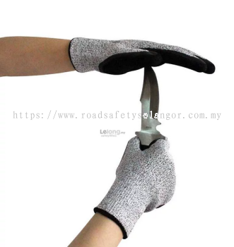  Safety Gloves- Cut Resistance Level 5 EN388 Protection, Fiber Sandy Nitrile Coated 