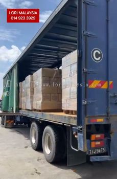 40FT LORRY TRAILER RENTAL BERUAS KE SINGAPORE