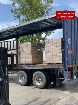 40FT LORRY TRAILER RENTAL BUKIT RAMBAI KE SINGAPORE