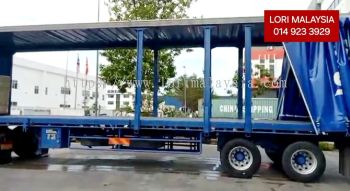 40FT LORRY TRAILER RENTAL KERAMAT KE SINGAPORE