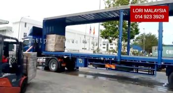 40FT LORRY TRAILER RENTAL KERATONG KE SINGAPORE