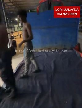 40ft trailer size