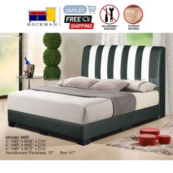 Bed Frame Divan PVC Leather Single / Super Single / Queen / King Furniture 08-13