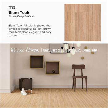 T13 Siam Teak . 8MM . BASIC RANGE AC3