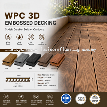 WPC Decking 3D Embossed
