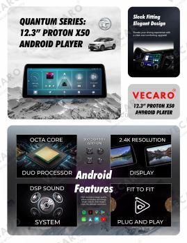 Proton X50 12.3 Inch Octa Core OEM Android Player