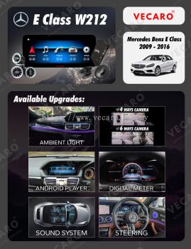 Mercedes E Class W212 Android Player