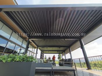 Motorized Aluminium Louver