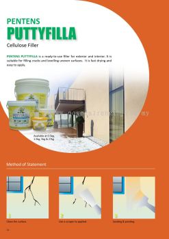 Pentens Putty Filla  |  Cellulose Filler