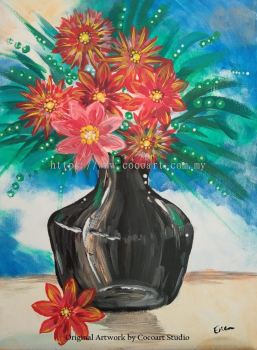 Canvas Painting (Floral Art)