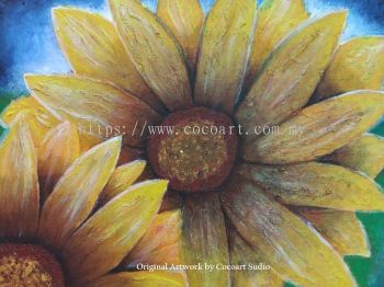 Canvas Painting ( Flower On Canvas)