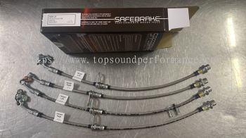 PRO-RS STEEL BRAIDED BRAKE HOSE Honda Accord Euro R CL7 2002-2007 - 4pcs