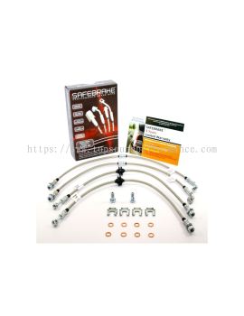 PRO RS STEEL BRAIDED BRAKE HOSE for Proton X50 SUV 1.5 Turbo / NA 2020-Present - 4pcs (5 Years Warranty)