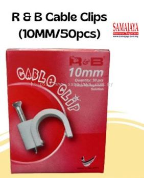 R&B 10mm Cable Clip/ PVC U Clip