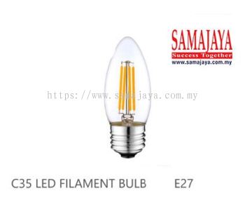 Crown 4W 6500k E27 LED Filament Bulb/ LED Bulb (Cool Daylight)