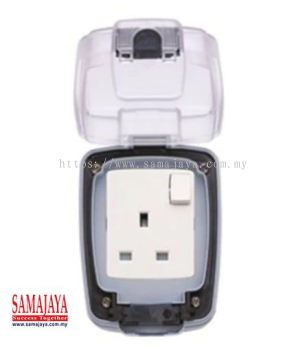 Rezki 13A Weatherproof Switch Socket