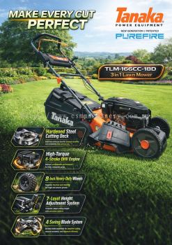 TANAKA LAWN MOVER TLM-166CC-180