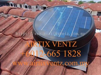 BUY 2x GERMAN SUNPOWER Solar Powered Ventilator, FREE 1x Stainless Steel Wind Turbine Ventilator SS-24 @ SELANGOR, SUNGAI BULOH