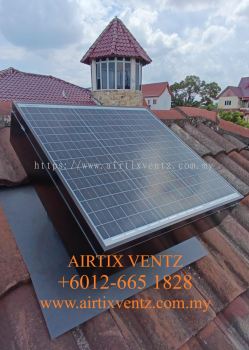 BUY 2x GERMAN SUNPOWER Solar Powered Ventilator, FREE 1x Stainless Steel Wind Turbine Ventilator SS-24 @ JOHOR, PONTIAN