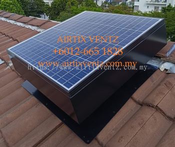 BUY 2x GERMAN SUNPOWER Solar Powered Ventilator, FREE 1x Stainless Steel Wind Turbine Ventilator SS-24 @ JOHOR, SUNGAI MATI