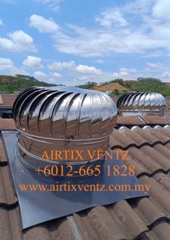 BUY 3 FREE 1 AIRTIX VENTZ Stainless Steel Wind Turbine Ventilator For House / Factory @ TERENGGANU, SETIU