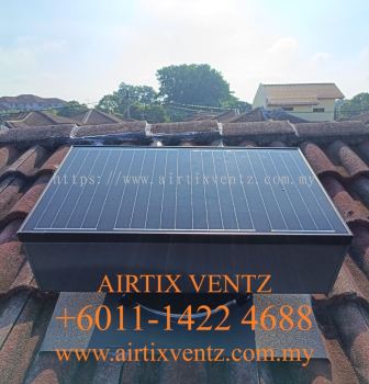 BUY 2x MY-SOLAR Solar Powered Ventilator, FREE 1x Stainless Steel Wind Turbine Ventilator SS-24 @ JOHOR, BUKIT PASIR