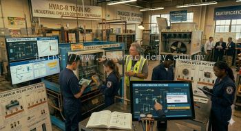 Industrial water chiller system training