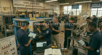 Industrial water chiller workshop