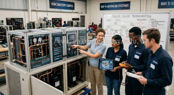 Modular chiller system training