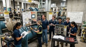 Industrial chiller maintenance training