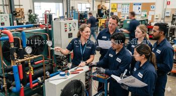 Industrial cooling system maintenance training