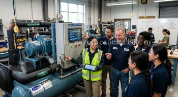 Chiller system running and operation training