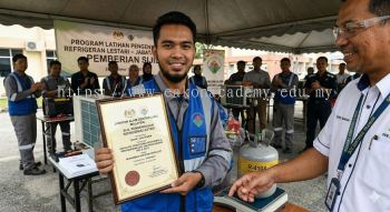 JAS refrigerant handling certification