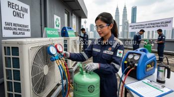 safe refrigerant handling procedures Malaysia
