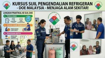 refrigerant certification course Malaysia DOE