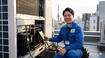 JAS certified refrigerant technician