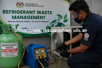 DOE refrigerant waste management Malaysia