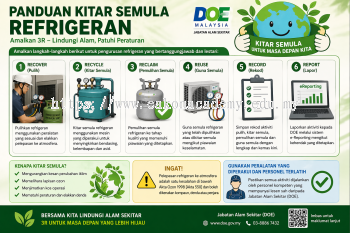 refrigerant recycling guidelines DOE Malaysia