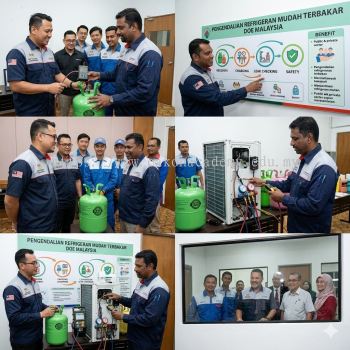 flammable refrigerant training Malaysia DOE