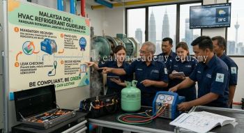 HVAC refrigerant guidelines Malaysia DOE