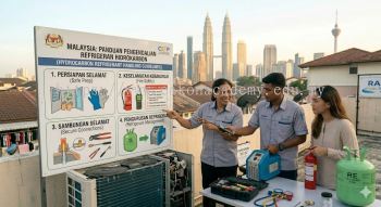 hydrocarbon refrigerant handling guidelines Malaysia