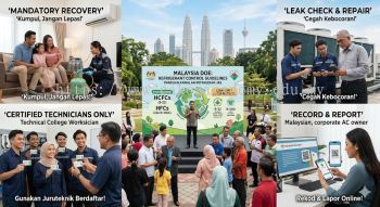 refrigerant control guidelines Malaysia DOE