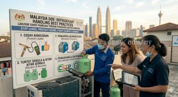 refrigerant handling best practices Malaysia DOE