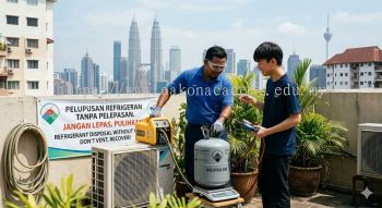 refrigerant disposal without venting Malaysia DOE