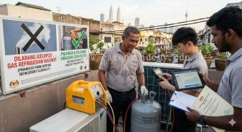 HVAC refrigerant emission control Malaysia